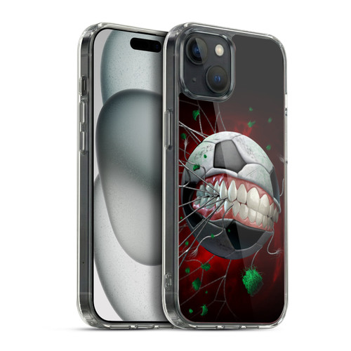 Tom Wood Monsters Soccer Soft Gel Case for Apple iPhone 15 Plus & MagSafe