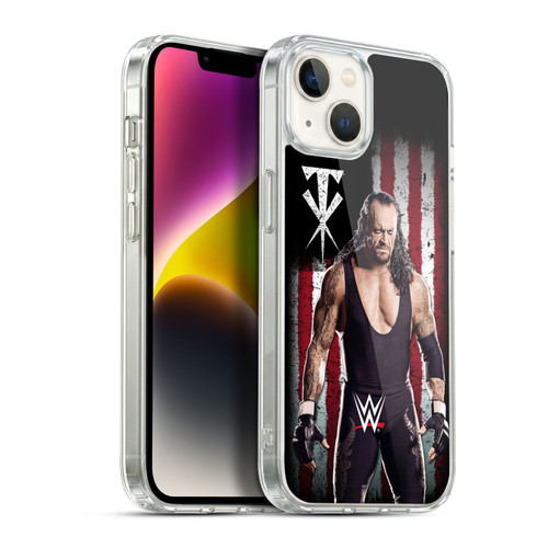 WWE American Flag Superstars Undertaker Soft Gel Case for Apple iPhone 14 Plus & MagSafe