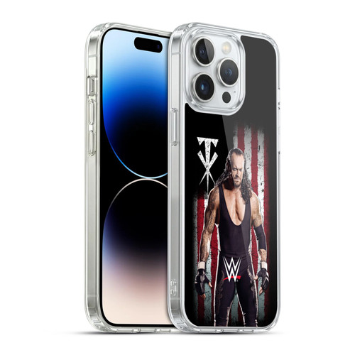 WWE American Flag Superstars Undertaker Soft Gel Case for Apple iPhone 14 Pro Max & MagSafe