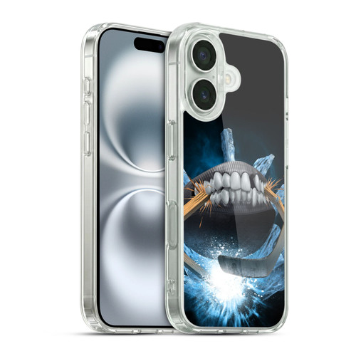 Tom Wood Monsters Hockey Soft Gel Case for Apple iPhone 16 & MagSafe