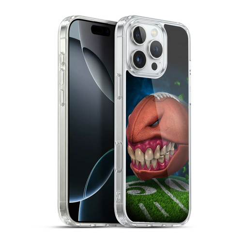 Tom Wood Monsters Football Soft Gel Case for Apple iPhone 16 Pro Max & MagSafe
