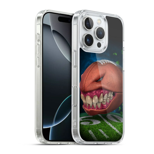 Tom Wood Monsters Football Soft Gel Case for Apple iPhone 16 Pro & MagSafe