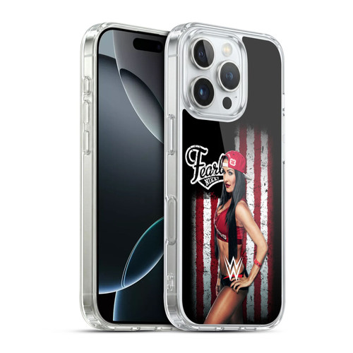 WWE American Flag Superstars Nikki Bella Soft Gel Case for Apple iPhone 16 Pro & MagSafe