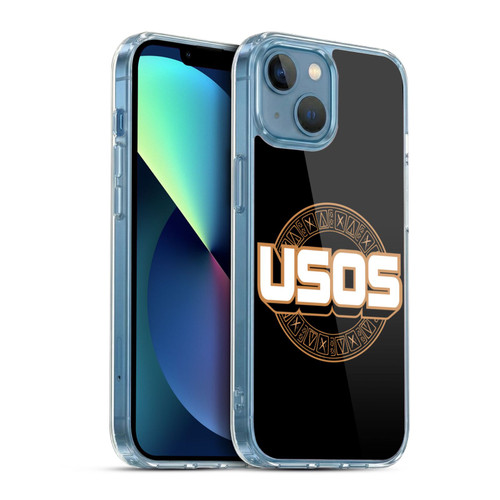 WWE The Usos Logotype Soft Gel Case for Apple iPhone 13 Mini & MagSafe