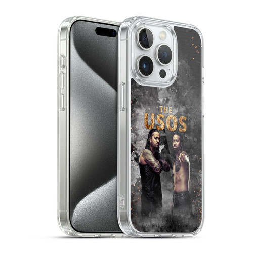 WWE The Usos LED Image Soft Gel Case for Apple iPhone 15 Pro & MagSafe