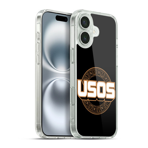 WWE The Usos Logotype Soft Gel Case for Apple iPhone 16 Plus & MagSafe