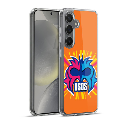 WWE The Usos Play Hard In The Paint Soft Gel Case for Samsung Galaxy S24+ 5G & MagSafe