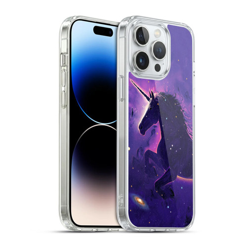 Vincent Hie Key Art Unicorn Nebula Soft Gel Case for Apple iPhone 14 Pro Max & MagSafe