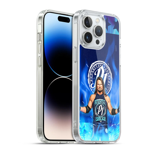 WWE Aj Styles Portrait Soft Gel Case for Apple iPhone 14 Pro Max & MagSafe