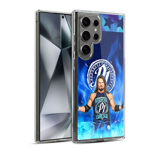 WWE Aj Styles Portrait Soft Gel Case for Samsung Galaxy S24 Ultra 5G & MagSafe