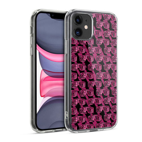 WWE Bret Hart Pattern Soft Gel Case for Apple iPhone 11