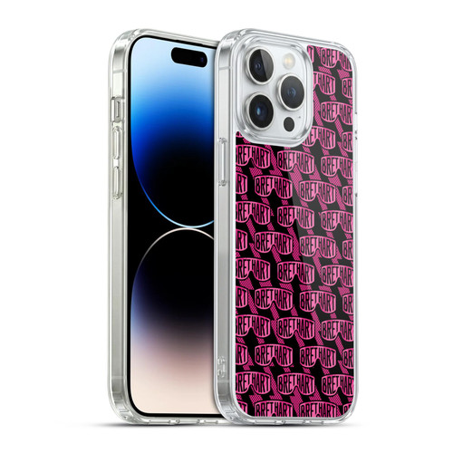 WWE Bret Hart Pattern Soft Gel Case for Apple iPhone 14 Pro Max & MagSafe