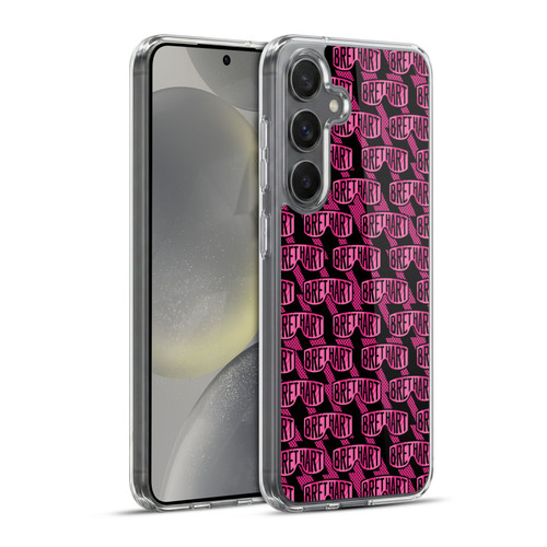 WWE Bret Hart Pattern Soft Gel Case for Samsung Galaxy S24+ 5G & MagSafe