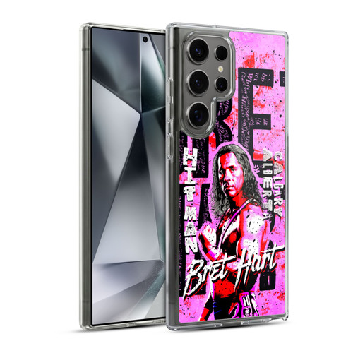 WWE Bret Hart Graphics Soft Gel Case for Samsung Galaxy S24 Ultra 5G & MagSafe