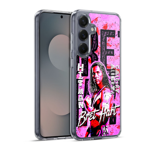 WWE Bret Hart Graphics Soft Gel Case for Samsung Galaxy S25+ & MagSafe