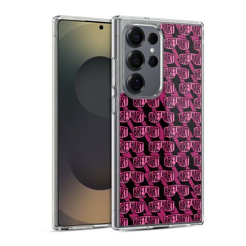 WWE Bret Hart Pattern Soft Gel Case for Samsung Galaxy S25 Ultra & MagSafe