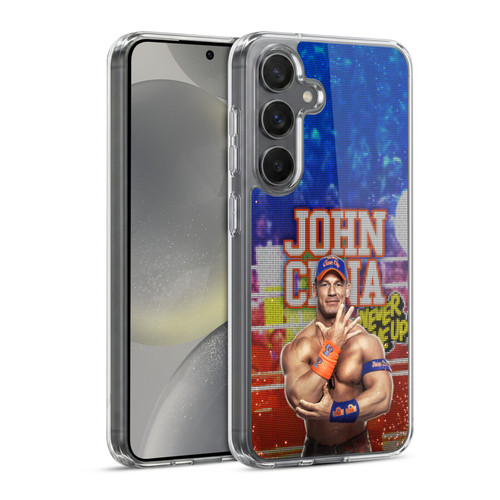 WWE 2017 John Cena LED Image Soft Gel Case for Samsung Galaxy S24 5G & MagSafe