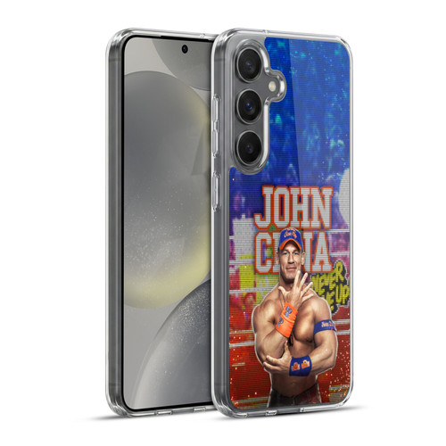 WWE 2017 John Cena LED Image Soft Gel Case for Samsung Galaxy S24+ 5G & MagSafe