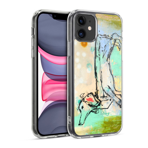 Wyanne Animals Dog Sketch Soft Gel Case for Apple iPhone 11