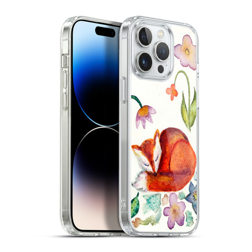 Wyanne Animals Fox Napping In The Garden Soft Gel Case for Apple iPhone 13 Pro Max & MagSafe