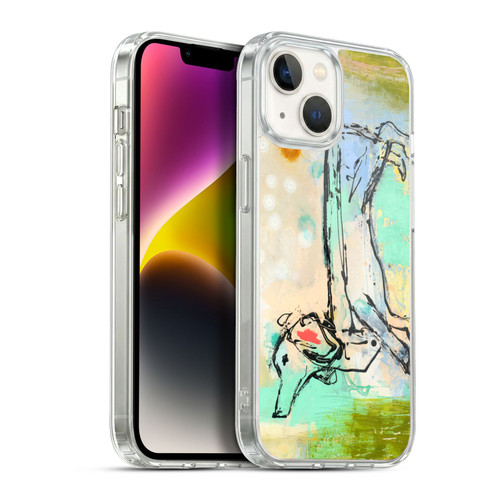 Wyanne Animals Dog Sketch Soft Gel Case for Apple iPhone 14