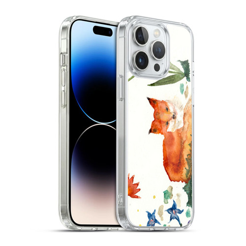 Wyanne Animals Little Fox In The Garden Soft Gel Case for Apple iPhone 14 Pro Max & MagSafe