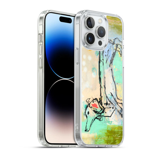 Wyanne Animals Dog Sketch Soft Gel Case for Apple iPhone 14 Pro Max & MagSafe