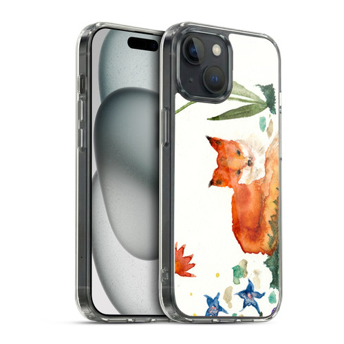 Wyanne Animals Little Fox In The Garden Soft Gel Case for Apple iPhone 15 & MagSafe