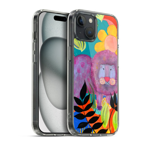 Wyanne Animals Lion Soft Gel Case for Apple iPhone 15 Plus & MagSafe