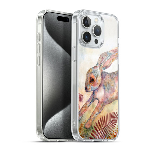 Wyanne Animals Bunny Escape Painting Soft Gel Case for Apple iPhone 15 Pro Max & MagSafe
