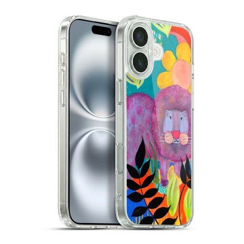 Wyanne Animals Lion Soft Gel Case for Apple iPhone 16 Plus & MagSafe