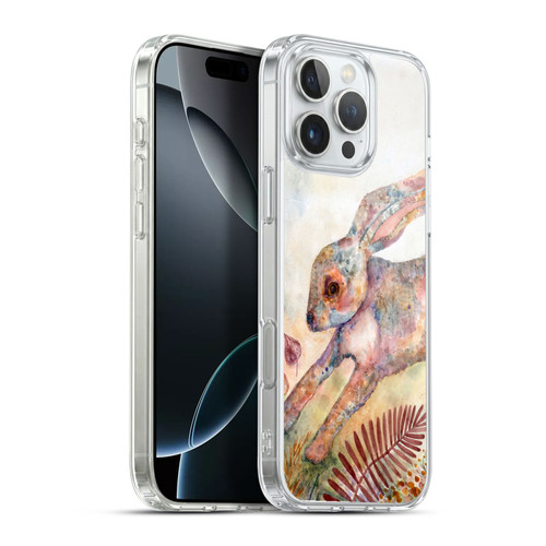 Wyanne Animals Bunny Escape Painting Soft Gel Case for Apple iPhone 16 Pro Max & MagSafe