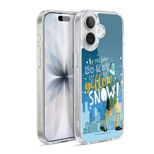 Elf Movie Graphics 2 Yellow Snow Soft Gel Case for Apple iPhone 17