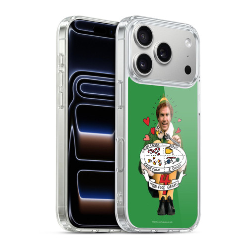 Elf Movie Graphics 2 Buddy Food Groups Soft Gel Case for Apple iPhone 17 Pro