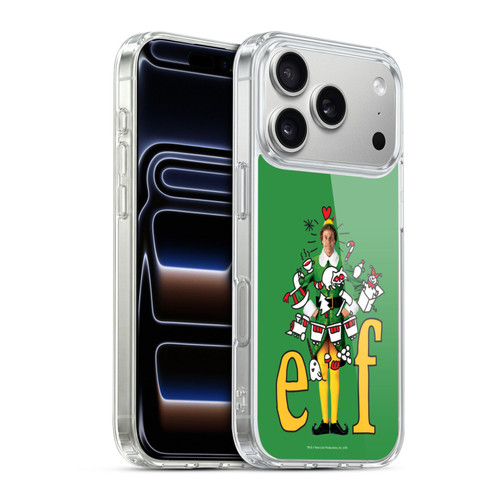Elf Movie Graphics 2 Doodles Soft Gel Case for Apple iPhone 17 Pro