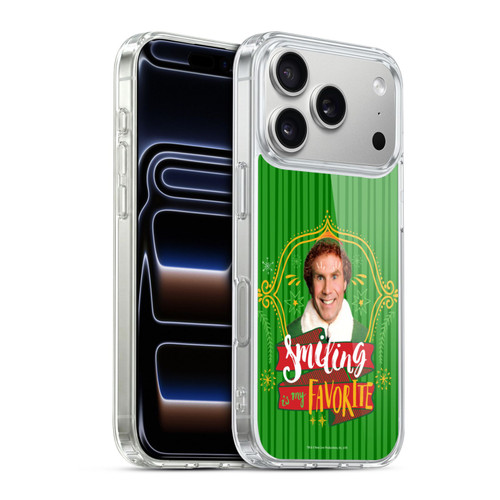 Elf Movie Graphics 2 Smiling Is My favorite Soft Gel Case for Apple iPhone 17 Pro