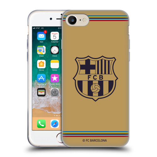 FC Barcelona 2022/23 Crest Kit Away Soft Gel Case for Apple iPhone 7 / 8 / SE 2020 & 2022 & MagSafe