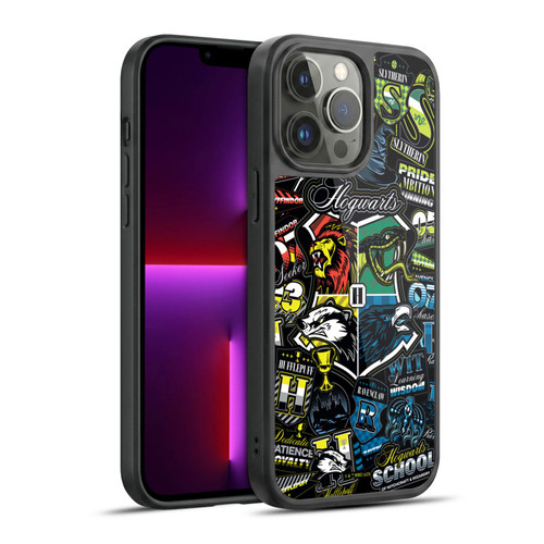 Harry Potter Badge Up Hogwarts Gel Armour Case For Apple iPhone 13 Pro Max