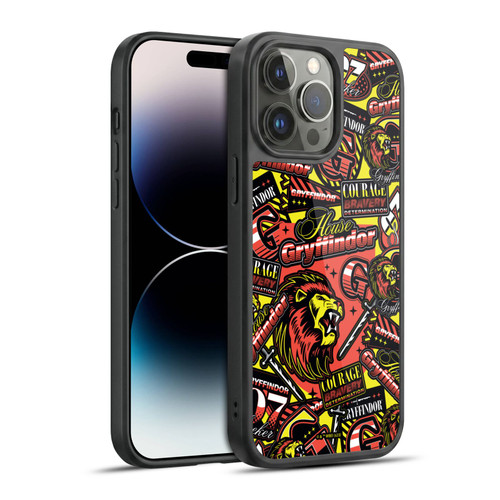 Harry Potter Badge Up House Gryffindor Gel Armour Case For Apple iPhone 14 Pro Max