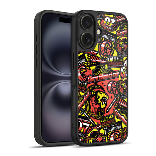 Harry Potter Badge Up House Gryffindor Gel Armour Case For Apple iPhone 16