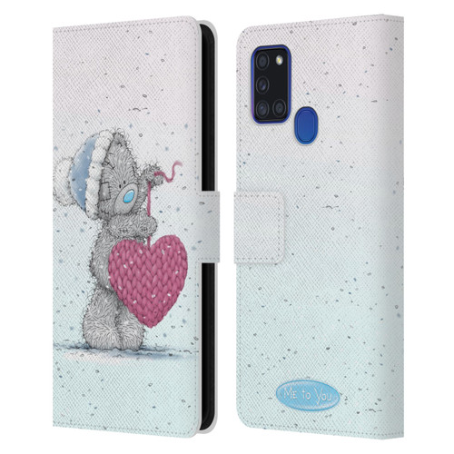 Me To You ALL About Love Find Love Leather Book Wallet Case Cover For Samsung Galaxy A21s (2020)