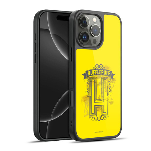 Harry Potter Deathly Hallows XVIII Hufflepuff 2 Gel Armour Case For Apple iPhone 16 Pro Max