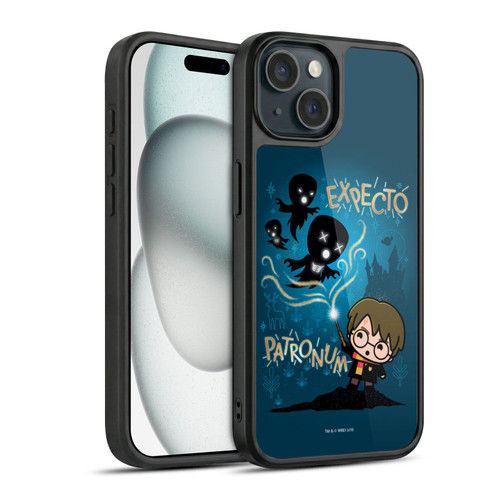 Harry Potter Deathly Hallows III Expecto Patronum Gel Armour Case For Apple iPhone 15