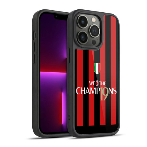 AC Milan 2022/23 Scudetto Home Kit Champions Gel Armour Case For Apple iPhone 13 Pro