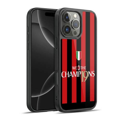 AC Milan 2022/23 Scudetto Home Kit Champions Gel Armour Case For Apple iPhone 16 Pro Max