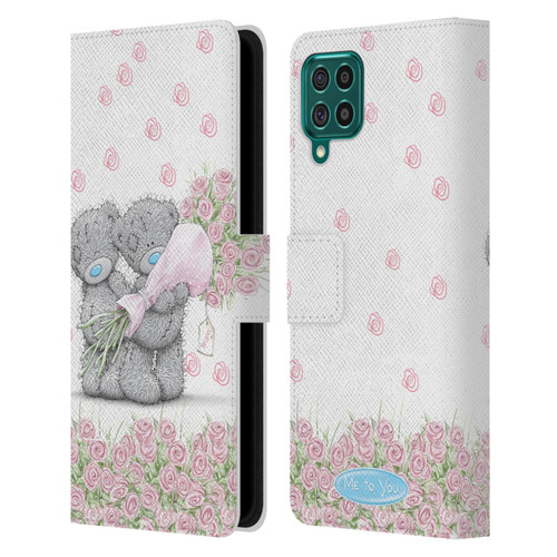 Me To You ALL About Love Pink Roses Leather Book Wallet Case Cover For Samsung Galaxy F62 (2021)