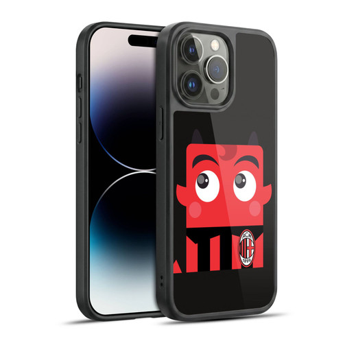 AC Milan Art Mascotte Gel Armour Case For Apple iPhone 14 Pro Max