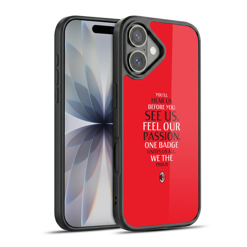 AC Milan Art Typography Gel Armour Case For Apple iPhone 17