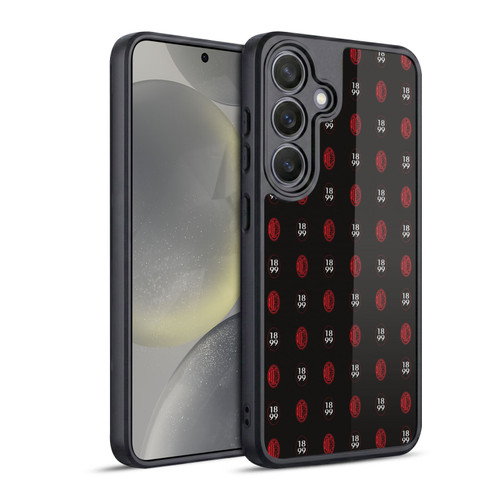 AC Milan Art Pattern Logo Gel Armour Case For Samsung Galaxy S24 5G