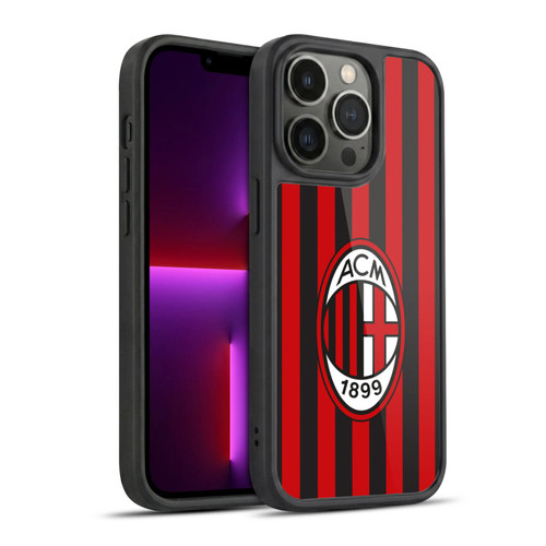 AC Milan 2017/18 Crest Kit Home Gel Armour Case For Apple iPhone 13 Pro